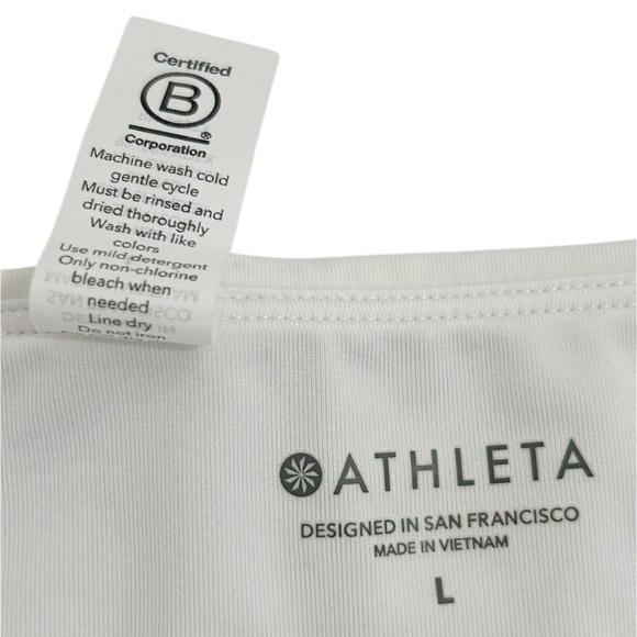Athleta Large Bright White Clean Bikini Bottom - Picture 10 of 11